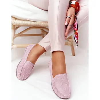 Dámské mokasíny EVENTO Dámské Kožené Mokasíny RIO FLORE Eco-Friendly Barva: Růžová, Velikost: 36