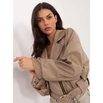 Dámská bunda IT KR bunda FL9609.95 béžová jedna velikost