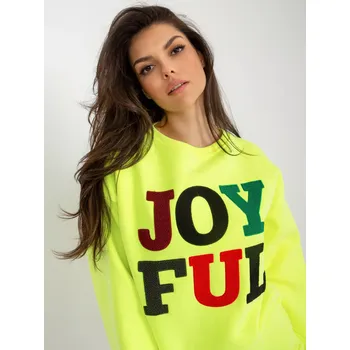 Dámská mikina Mikina EM BL 617 5.00X fluo žlutá jedna velikost