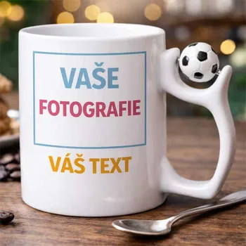 ⚽ Hrnek s míčem v oušku - bez krabičky