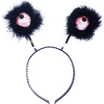 Karnevalová paruka Rappa Čelenka tykadla čarodějnice/Halloween 2 druhy