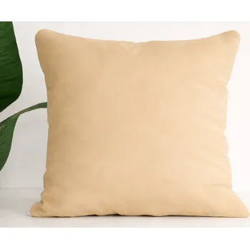 Povlak na polštářek XPOSE® Bavlněný povlak na polštář MICHAELA - béžový 45x45 cm, Bavlna + Prodloužená možnost vrácení zboží do 50 dnů