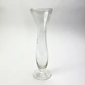 Váza Skleněná váza čirá - 20 cm