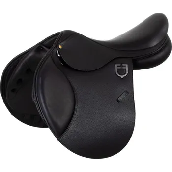 Jezdecké sedlo Skokové sedlo Evolution Pro Equestro Hnědá 18"