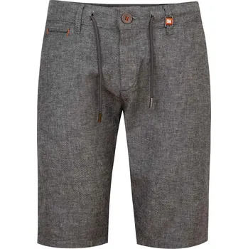 FERATT Lněné kraťasy KEVIN tmavě šedé Velikost: 38