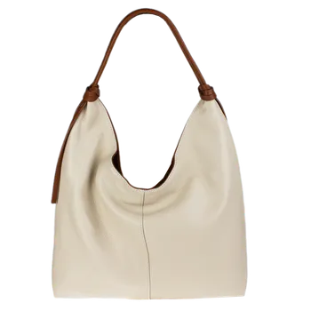 Kabelka NovaKabelka.cz Kožená italská kabelka Delfina Beige Camel