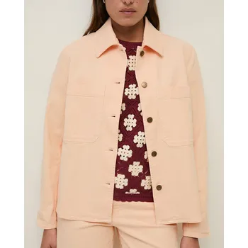 Dámský kabát Bunda Yerse 44862 meruňková džínová Velikost: 40