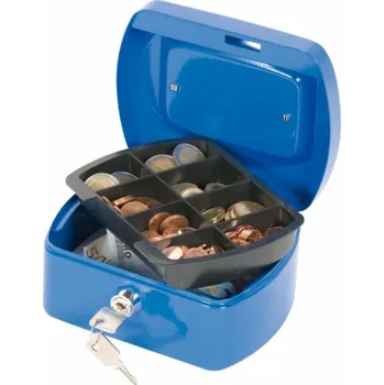 Pokladnička Q-Connect Q-CONNECT pokladnička, malá, 155x75x120mm, modrá