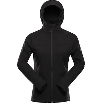 Dámská softshellová bunda Dámská outdoorová bunda ALPINE PRO ULENA S Černá