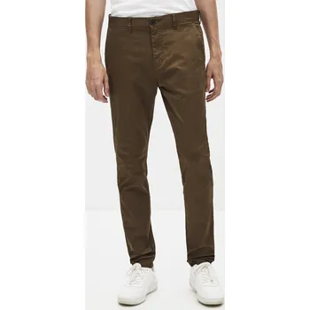 Pánská móda Celio Kalhoty Motalia4 skinny 1086009 Hnědá 38/34
