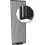 Volně stojící lamelová dělící příčka na míru ČERNÁ - Šířka 67 cm (zabaleno do 2 balíků)