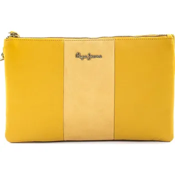 Kabelka Pepe Jeans Dámská taška HANDBAG DOUBLE Barva: žlutá, Velikost: UNI
