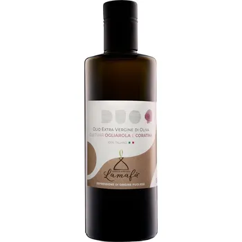 Rostlinný olej Olivový olej Lamafà DUO 500 ml, Italský prémiový extra panenský olivový olej