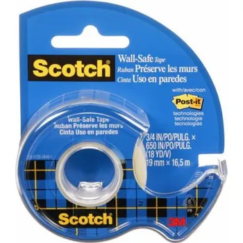 Kancelář Scotch Scotch bezpečná lepicí páska na zeď, bezpečná pro stěny 19mmx16,5m