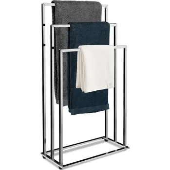 Držák na ručník Věšák na ručníky 3-ramenný - chromový