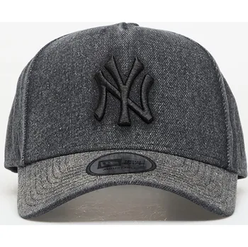 Kšiltovka Kšiltovka New Era 9FORTY Aframe MLB Denim New York Yankees Black Universal