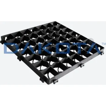 Venkovní dlažba Štěrková tvárnice 50 cm x 50 cm x 3.8 cm černá