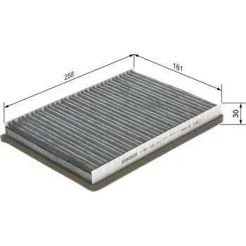 Ventilátor topení a klimatizace Filtr, vzduch v interiéru BOSCH 1 987 432 313