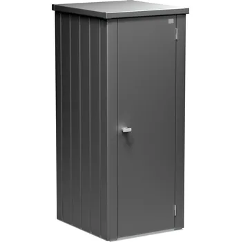 Zahradní úložný box Biohort Skříňka na terasu Julia® L HIGH , tmavě šedá metalíza (Originální úložný moderní prostor Biohort )