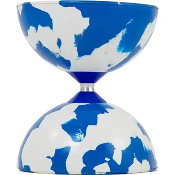 Jojo Vyvážené ložiskové JESTER diabolo od JuggleDream Barva: Modro-bílá