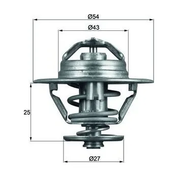 Těsnění motoru Termostat, chladivo MAHLE TX 93 79D