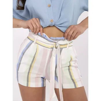 Dámské kalhoty Šortky RO SN 2514.34P bílá a modrá XS