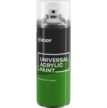 Barva ve spreji HB BODY barva univerzal bílá, lesklá i na radiátory do 200°C 400ml