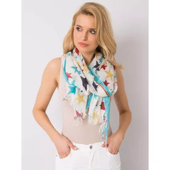 Šála Šátek AT CH 1237 bílý a modrý jedna velikost