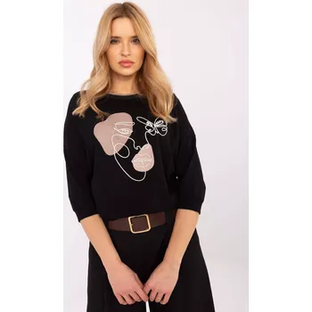 Dámská halenka Halenka RV BZ A265.25 černá jedna velikost