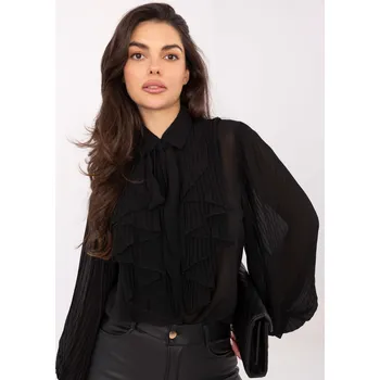 Dámská košile MI KS košile A2818.09 černá jedna velikost