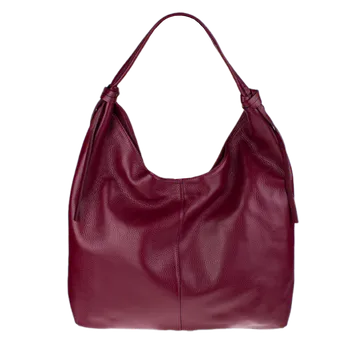 Kabelka NovaKabelka.cz Kožená italská kabelka Delfina Bordo