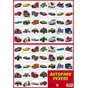 Desková hra Pexeso Autopark