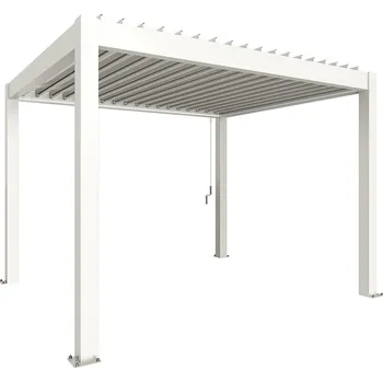 Pergola Biohort Hliníková Pergola 3,5x3, Bílá (Originální pergola v kvalitě od Biohort)