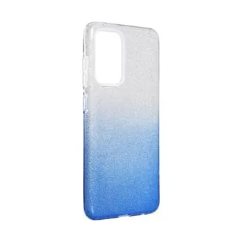Pouzdro na mobilní telefon Kryt SHINING pro SAMSUNG A52 5G / A52 LTE ( 4G ) / A52S průhledný modrý - OEM + zdarma možnost vyzkoušet a vrátit zboží do 30 dní