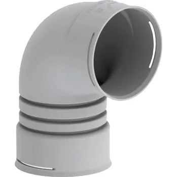 Klimatizace Zehnder Koleno ComfoTube 90° DN90, plast, RapidLock, 990322153