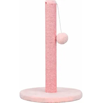 LEAN 20911 Škrabadlo pro kočky 40 x 30 cm, sloupek, růžové