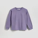 Reserved - Bavlněné tričko s dlouhými rukávy - fialová - 220JY-44X - 220JY-44X-116