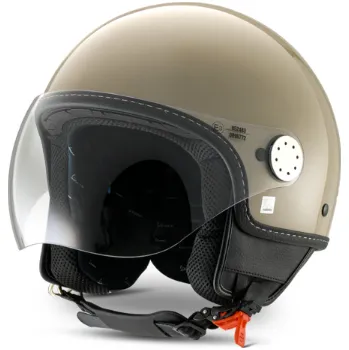 Helma na motorku Vespa helma Visor 4.0 ECE 22.06 Jethelm béžová – L