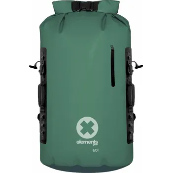 Cestovní taška Nepromokavý vak ELEMENTS GEAR Vak TREK 2.0 80 l forest green