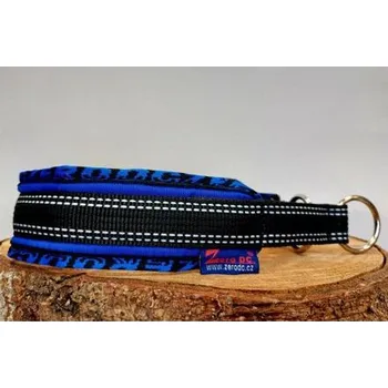 Obojek pro psa Obojek BLIZARD ROYAL polostahovací modrý varianta M 40-45 cm