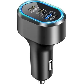 Autolékárnička TKN Connect LAD000332 Nabíječka do auta 2 x USB Type-C + USB - eXtremestyle® - 85 W - CC85CCU