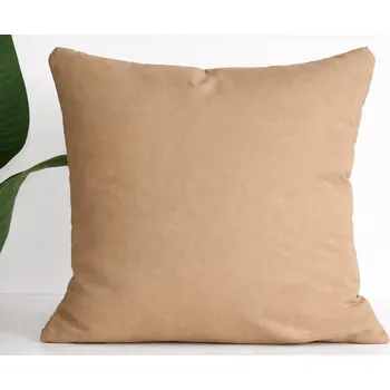 Povlak na polštářek XPOSE® Bavlněný povlak na polštář MICHAELA - hnědý 40x40 cm, Bavlna + Prodloužená možnost vrácení zboží do 50 dnů