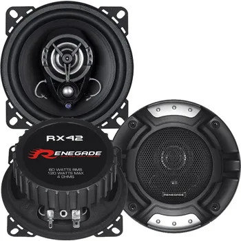 Reproduktor do auta Reproduktory RENEGADE RX42 MK2 ( Koaxiální reproduktory o průměru 10 cm, zatížení 60W RMS )