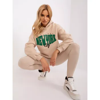 Dámská mikina Mikina EM BL 656 4.96P béžová jedna velikost