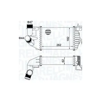 Motor automobilu Chladič turba MAGNETI MARELLI 351319205080