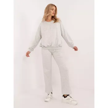 Dámská halenka Sada EM KMPL 930.61 světle šedá jedna velikost