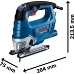 BOSCH GST 750 PROFESSIONAL Kmitací pila 06015B4121