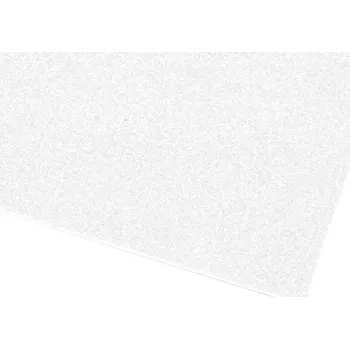kreativní sada Pro Háčkování Pěnová guma s glitry samolepicí 20x30 bílá, 2 ks
