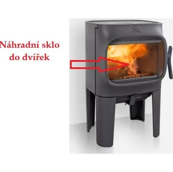 Krbová kamna Jotul - náhradní sklo F 105 - 10047087