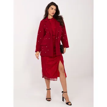 Dámské sako IT MA blejzr 18365.97 bordó jedna velikost